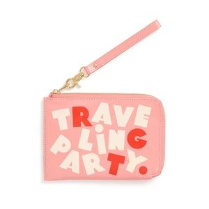 💖 Ban.do Pink “Traveling Party” Travel Wristlet NWT